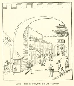Canton, Kouai-lak-moun, Porte de la Cite, Oiseleurs