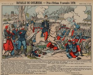 Eroberung von Orleans durch die Franzosen nach der Schlacht von Coulmiers, Deutsch-Französischer Krieg, 9. November 1870
