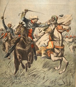 Gefangennahme von Samory durch Leutnant Jacquin, Illustration aus Le Petit Journal: Supplement illustre, 30. Oktober 1898 von French School