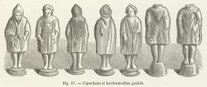 Gallische Kapuzen und Bardocucullus von French School