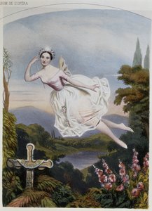 Carlotta Grisi (1819-99) als Giselle, aus dem gleichnamigen Ballett von Adolphe Adam (1803-56)