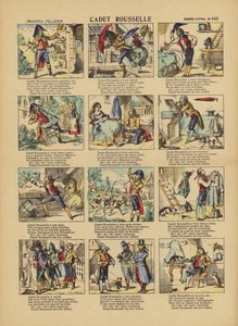 Comic-Strip von Cadet Rouselle von French School