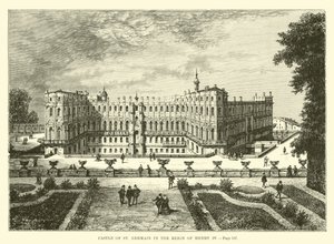 Schloss St. Germain zur Zeit Heinrichs IV. von French School