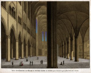 Kathedrale Notre Dame de Paris von French School