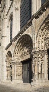 Kathedrale von Chartres, Königliches Portal, Westfassade