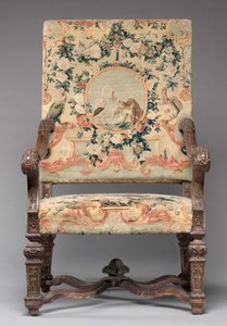 Stuhl, Hersteller Savonnerie Fabrik, vor 1717