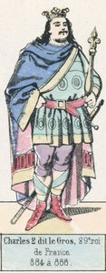 Karl II., genannt der Dicke, 29. König von Frankreich, 884 bis 888 von French School