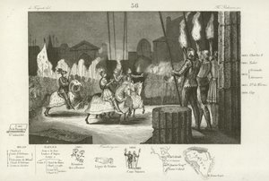 Karl VIII. von Frankreich zieht triumphierend in Rom ein, 1494 von French School