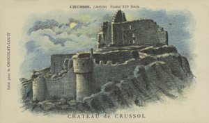 Schloss Crussol, Crussol, Ardeche von French School