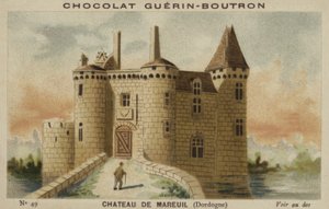 Schloss Mareuil, Dordogne von French School