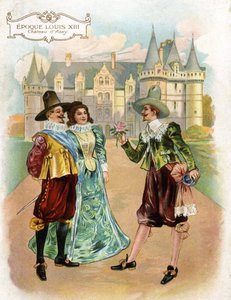 Schlösser der Loire: Rosenraum des Schlosses von Azay le Rideau, Indre et Loire, Centre, Frankreich, erbaut im 16. Jahrhundert im Jahr 1529 zur Zeit von Ludwig XIII.
