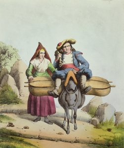 Käseverkäufer aus der Region Tarbes, ca. 1840