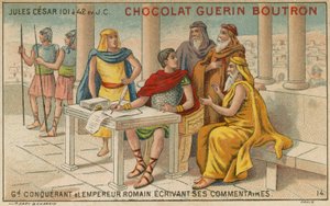Chocolat Guérin-Boutron Handelskarte von French School