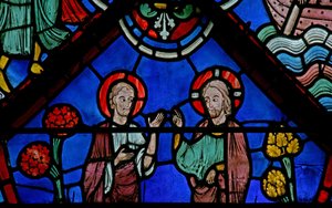 Christus beauftragt den Heiligen Thomas