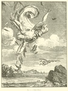 Sturz des Ikarus (Gravur) von French School