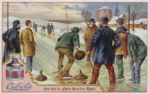Cibils-Karte mit Curling von French School