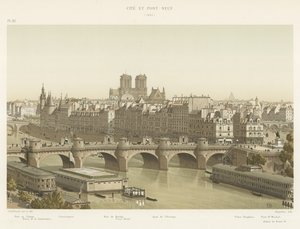 Cite und Pont-Neuf, 1840 von French School