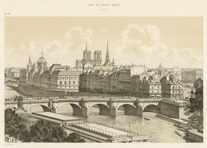 Cite und Pont-Neuf, 1878 von French School