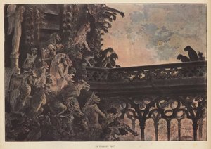 Stadt in Flammen von French School