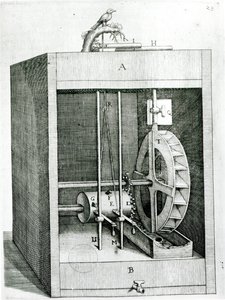 Uhrwerkvogel, aus Les Raisons des Forces Mouvantes von Salomon de Caus, 1615 von French School
