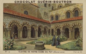Kreuzgang von Notre-Dame du Puy, Haute-Loire von French School