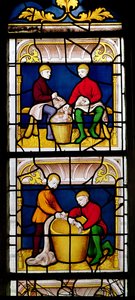 Fenster der Tuchhändler (Detail)