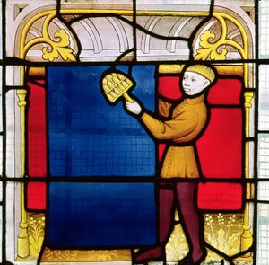 Fenster des Tuchhändlers (Detail)