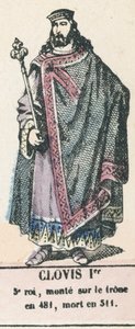 Chlodwig I., 5. König, bestieg den Thron 481, gestorben 511 von French School