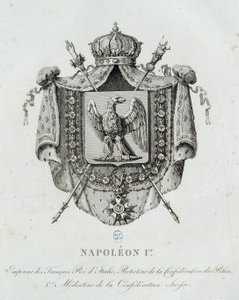 Wappen von Napoleon I. - in „Armorial General of the French Empire“ von H. Simon