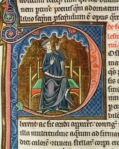 Berechnung des liturgischen Kalenders, aus Le Miroir de la Nature von Vincent de Beauvais von French School