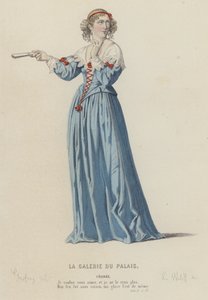 Corneille, La Galerie Du Palais, Akt II, Szene IX von French School
