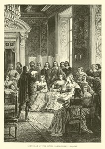 Corneille im Hotel Rambouillet von French School