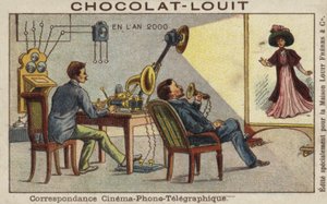 Korrespondenz per Kinemaphonotelegraphie im Jahr 2000 von French School