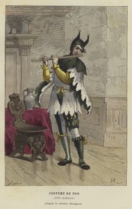 Kostüm eines Narren, 16. Jahrhundert von French School