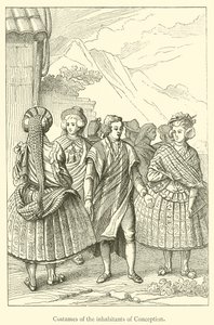 Kostüme der Bewohner von Conception von French School