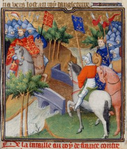 England und Frankreich im Krieg, Illustration aus den 