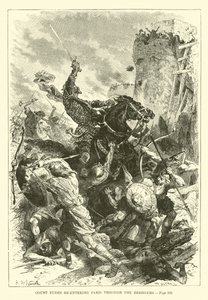 Graf Eudes kehrt durch die Belagerer nach Paris zurück von French School