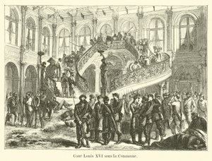 Hof von Ludwig XVI. unter der Kommune