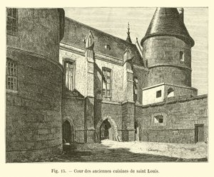 Hof der alten Küchen von Saint Louis von French School