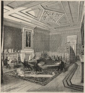 Rechnungshof - Sitzungssaal - Gravur in „Tableau-de-Paris“ von Edmond Texier 1852