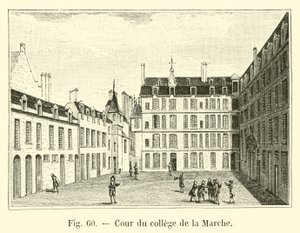 Hof des Kollegs von La Marche von French School