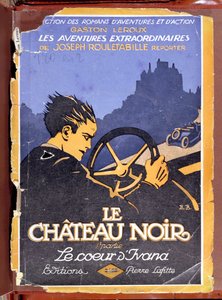 Cover von Le Chateau Noir von Gaston Leroux, 1922 von French School