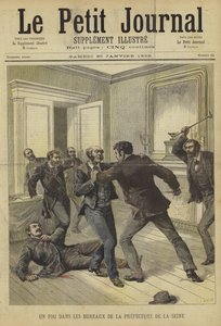 Titelblatt von Le Petit Journal, 30. Januar 1892 von French School