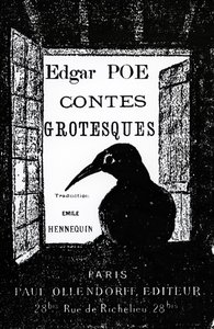 Umschlag zu Contes Grotesques von Edgar Allan Poe, veröffentlicht 1882 von French School
