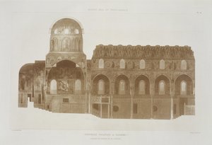 Querschnitt der Palatinenkapelle, Palermo, Sizilien, aus Fragments d