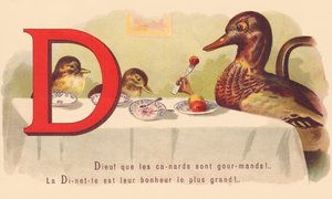 D: Gott! wie gierig Enten sind! Das Dinette ist ihr größtes Glück!
