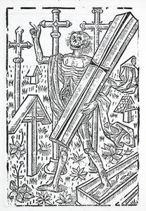 Totentanz - auf einem Friedhof von French School