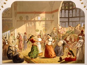 Tanzzeremonie in Kairo, 1860