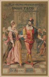 Pavane-Tanz, 16. Jahrhundert von French School