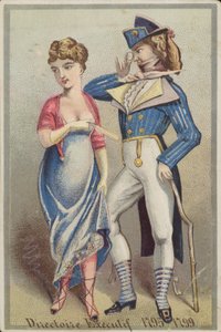 Dandy Herr steht mit Dame